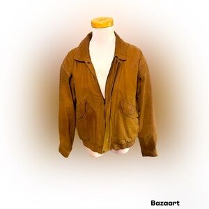 Vintage 1970’s Suede Bomber Jacket